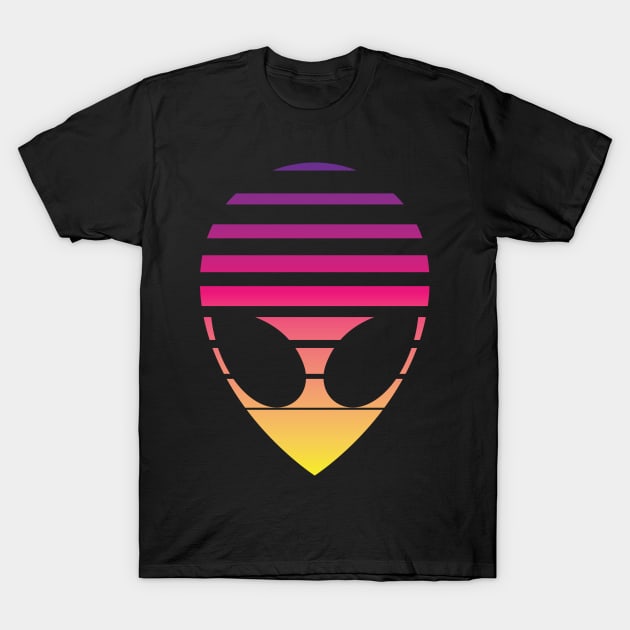 Cyberpunk Alien Icon T-Shirt by OldSalt